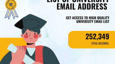 university email list